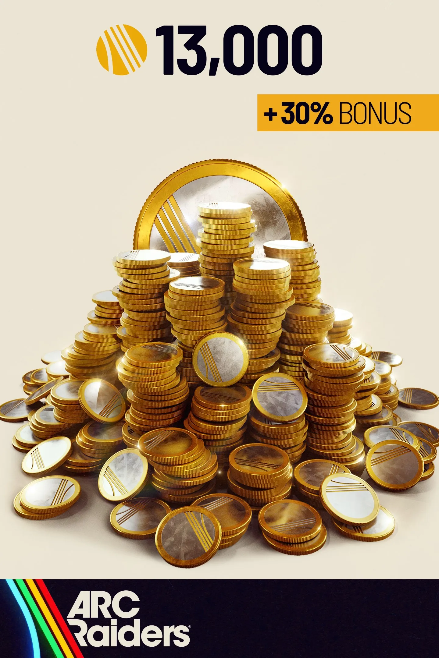 13,000 Raider Tokens