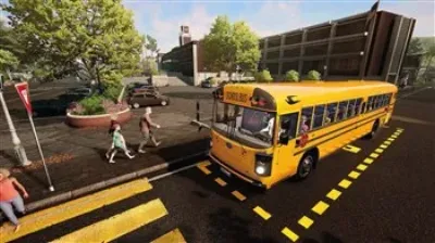 Bus Simulator 21 Next Stop - Official School Bus Extension — скриншот 12
