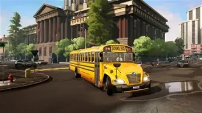 Bus Simulator 21 Next Stop - Official School Bus Extension — скриншот 14