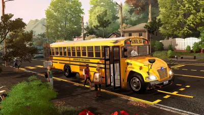 Bus Simulator 21 Next Stop - Official School Bus Extension — скриншот 15