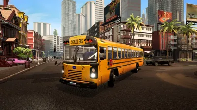 Bus Simulator 21 Next Stop - Official School Bus Extension — скриншот 5