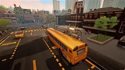 Bus Simulator 21 Next Stop - Official School Bus Extension — скриншот 8