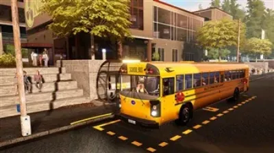 Bus Simulator 21 Next Stop - Official School Bus Extension — скриншот 10