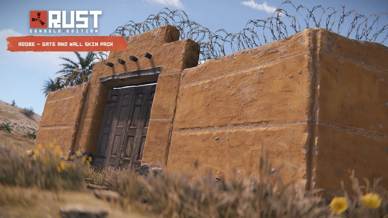Rust Console Edition X|S - Adobe Gate and Wall Pack