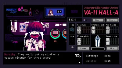 VA-11 Hall-A: Cyberpunk Bartender Action — скриншот 2