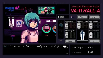 VA-11 Hall-A: Cyberpunk Bartender Action — скриншот 7