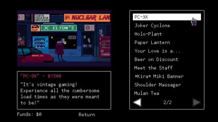 VA-11 Hall-A: Cyberpunk Bartender Action — скриншот 9