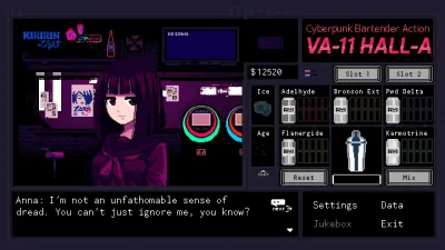VA-11 Hall-A: Cyberpunk Bartender Action — скриншот 10