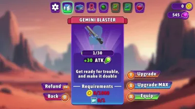 Mars Survivor: Blue Blaster — скриншот 3