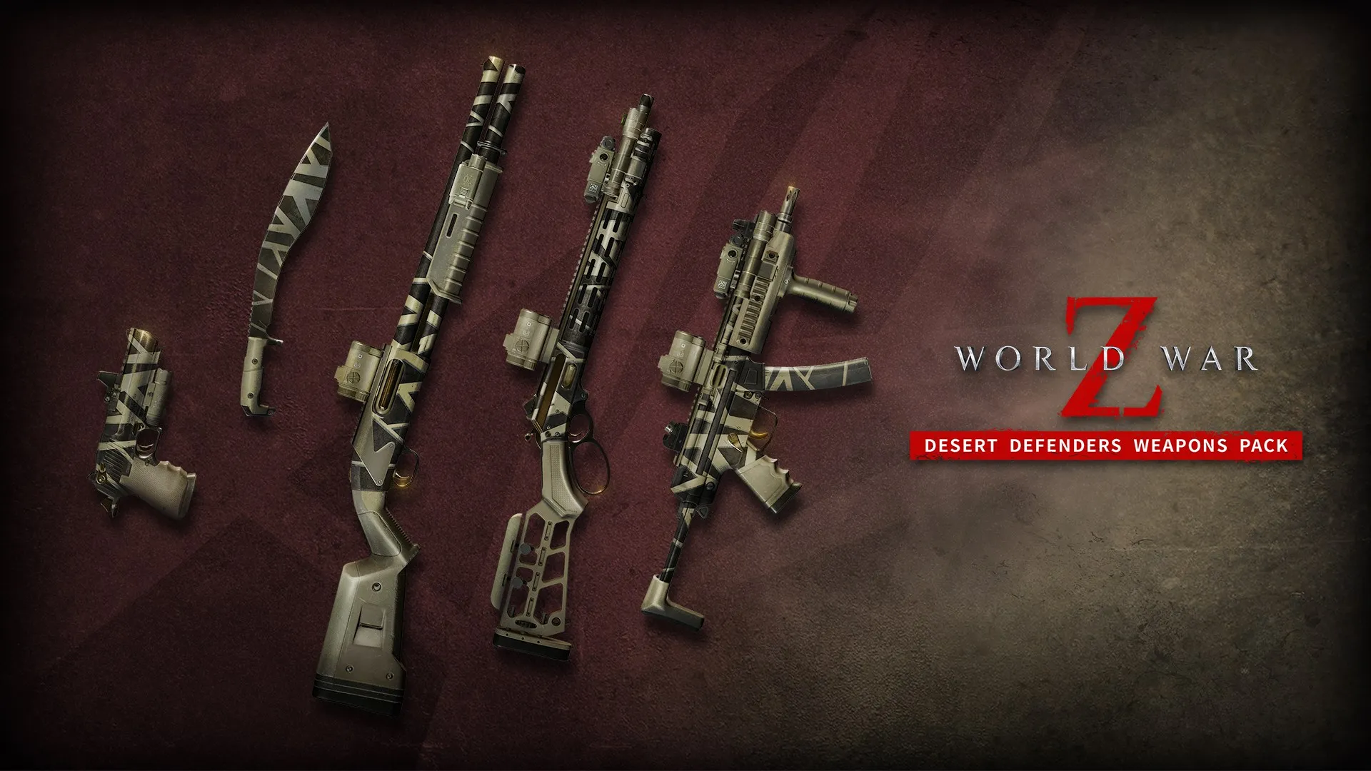 World War Z - Desert Defenders Weapons Pack