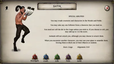 Talisman: Digital Edition - The Satyr Character Pack — скриншот 1