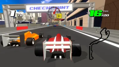 Formula Retro Racing — скриншот 1