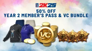 PGA TOUR 2K25 | СКИДКА 50%: MEMBER'S PASS YEAR 2 И НАБОР ВВ