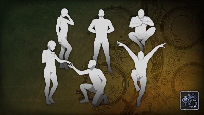 Комплект поз для фотосессий ч. 1