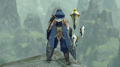 Многослойное оружие охотника «Затерянный код: Аска» (двуручный меч) — скриншот 1