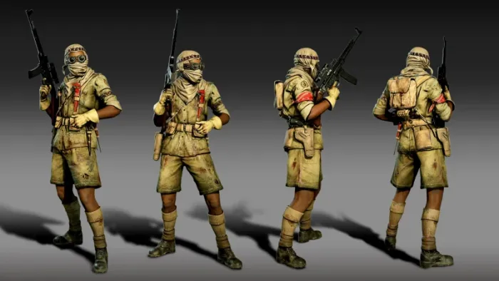 Zombie Army 4: Desert Rat Shola Outfit — скриншот 5