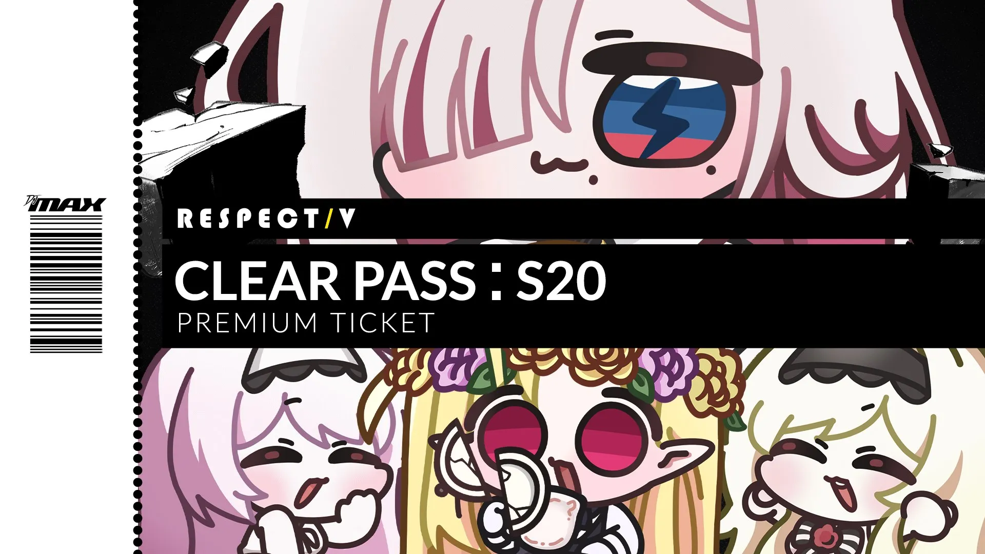 DJMAX RESPECT V - CLEAR PASS : S20 PREMIUM TICKET