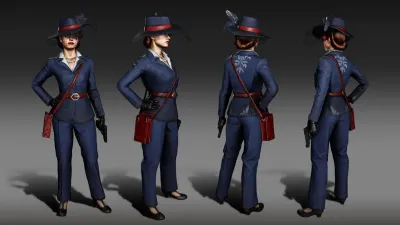 Zombie Army 4: Marie Lounge Singer Outfit — скриншот 5