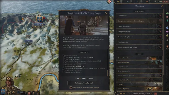Crusader Kings III: Fate of Iberia — скриншот 7
