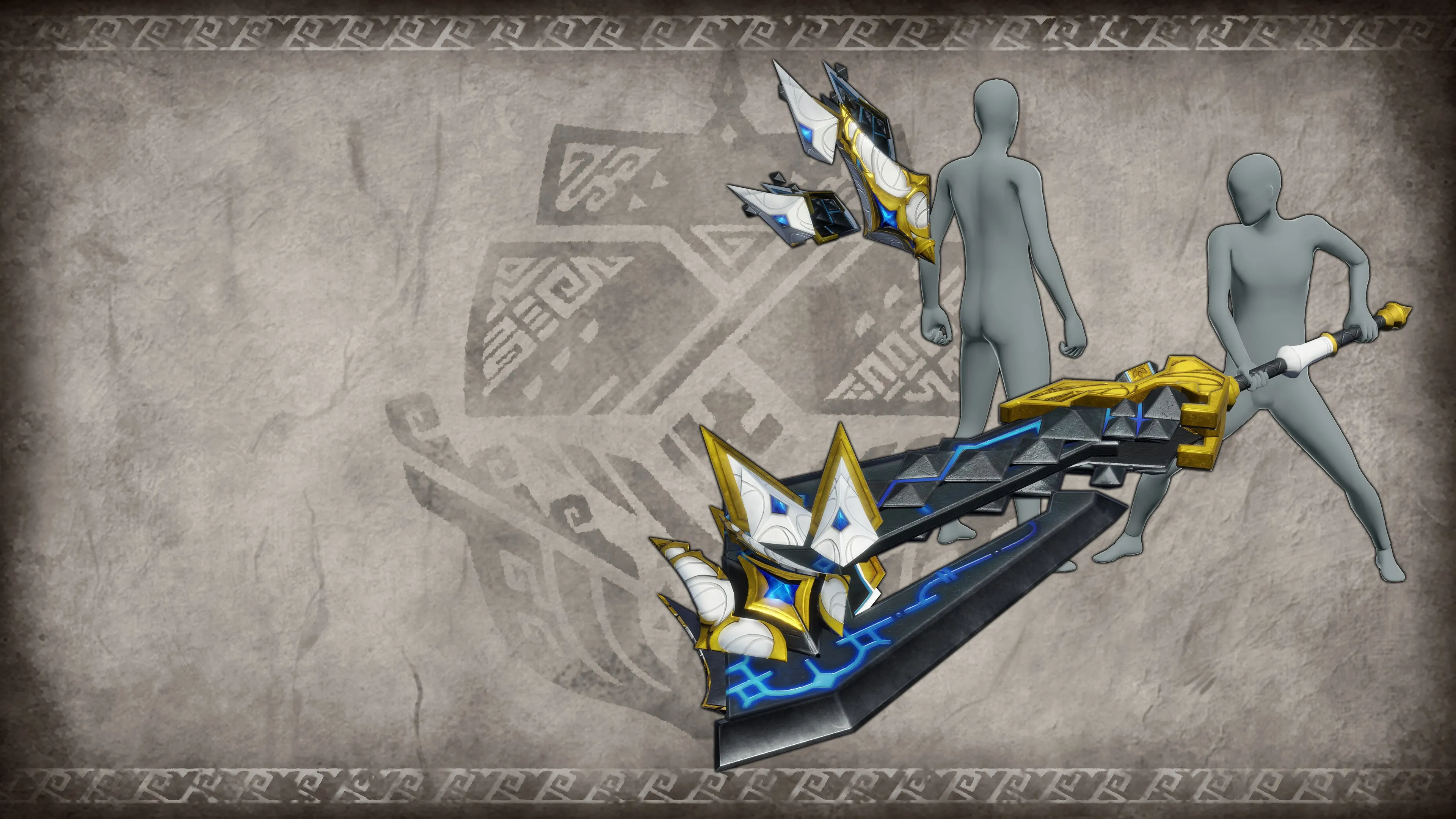 Многослойное оружие охотника «Затерянный код: Лабр» (выкидной топор)