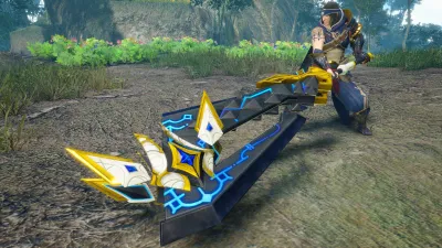 Многослойное оружие охотника «Затерянный код: Лабр» (выкидной топор) — скриншот 3