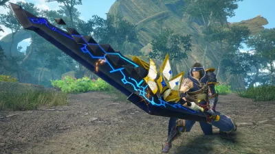 Многослойное оружие охотника «Затерянный код: Лабр» (выкидной топор) — скриншот 4