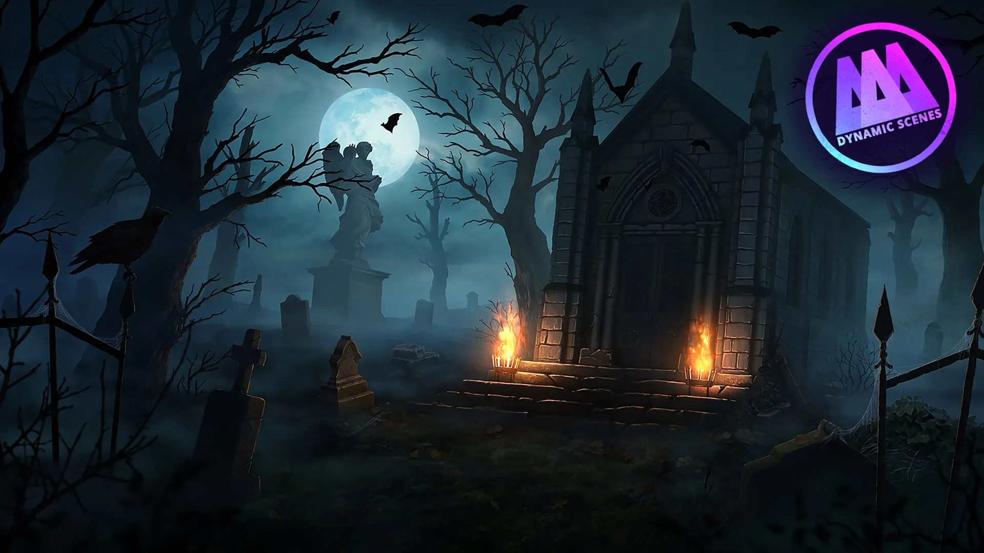 AAA Dynamic Scenes - Midnight's Mausoleum Dynamic Scene