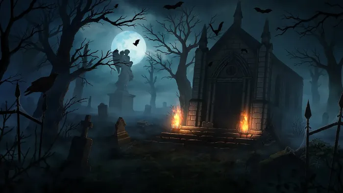 AAA Dynamic Scenes - Midnight's Mausoleum Dynamic Scene — скриншот 1