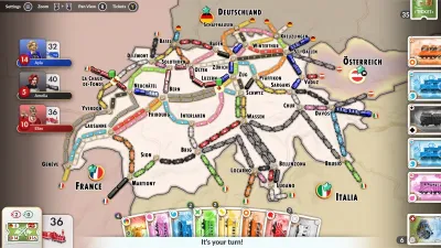 Ticket to Ride®: Switzerland Expansion — скриншот 4