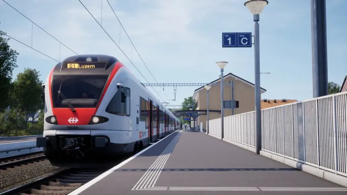 Train Sim World® 4 Compatible: S-Bahn Zentralschweiz: Luzern - Sursee — скриншот 4