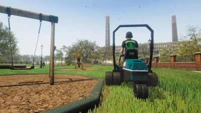 Lawn Mowing Simulator: Heritage Park — скриншот 1