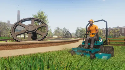 Lawn Mowing Simulator: Heritage Park — скриншот 2