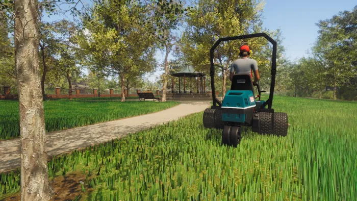 Lawn Mowing Simulator: Heritage Park — скриншот 3