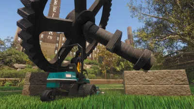 Lawn Mowing Simulator: Heritage Park — скриншот 8
