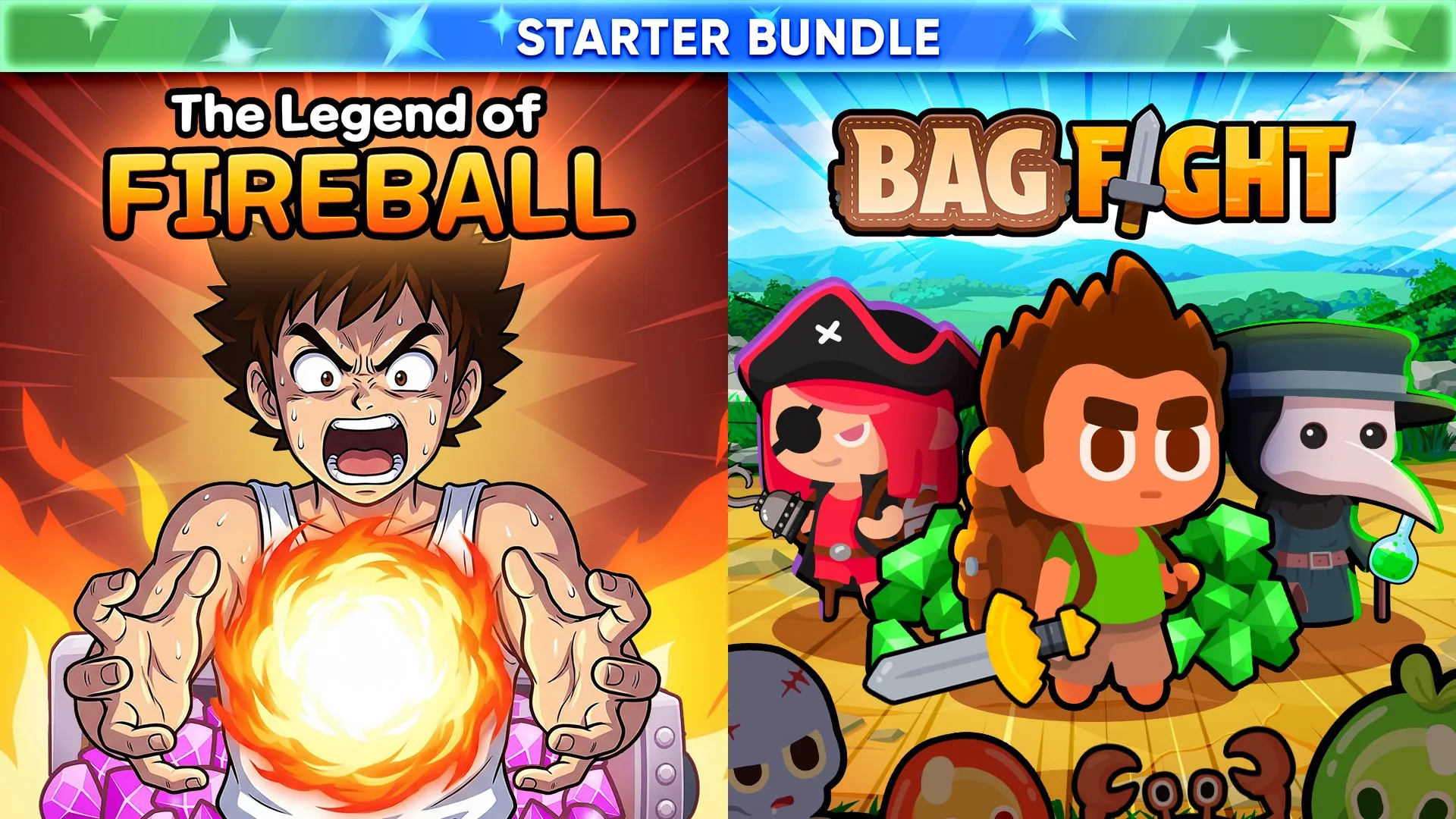 The Legend Of Fireball & Bag Fight: Starter Bundle