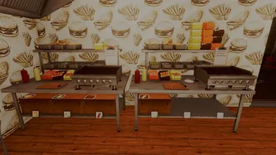 Corner Kitchen Fast Food Simulator — скриншот 6