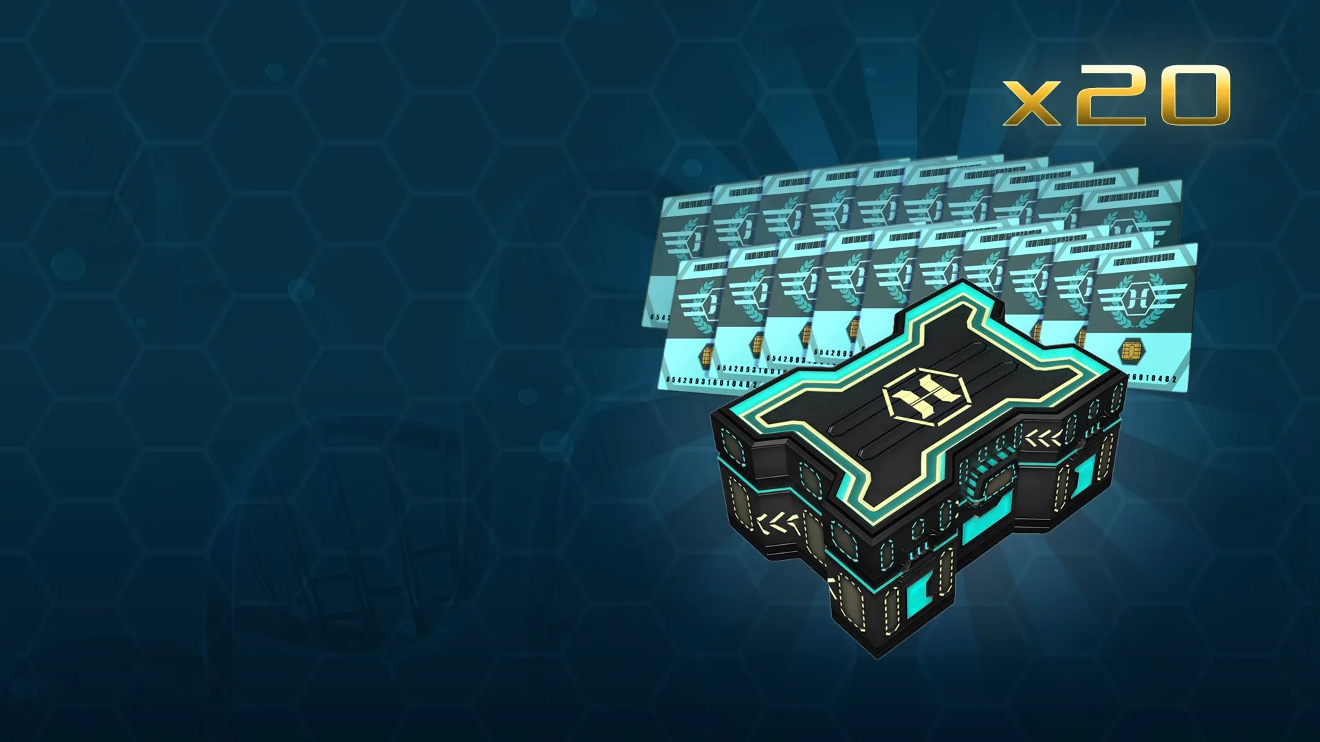 Ящик с оружием Horzine | тип 17: золотой набор