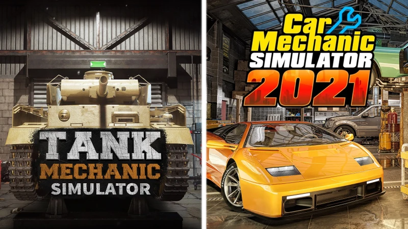 Car Mechanic Simulator 2021 & Tank Mechanic Simulator