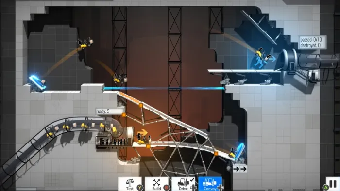 Bridge Constructor Portal — скриншот 5
