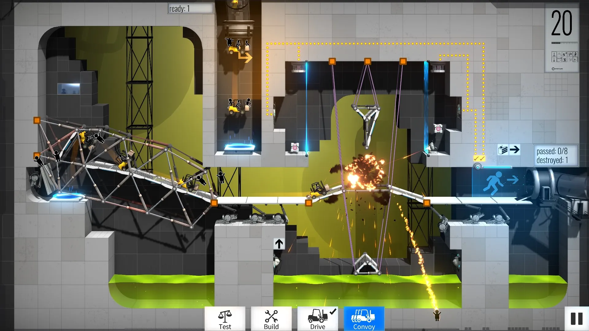 Bridge Constructor Portal — трейлер