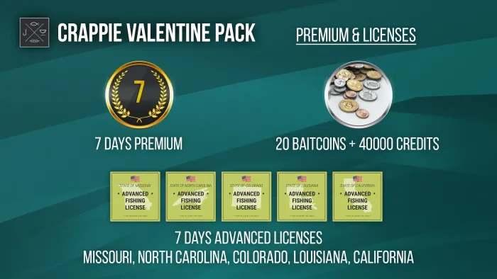 Fishing Planet: Crappie Valentine Pack — скриншот 3