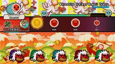 Taiko no Tatsujin: Rhythm Festival - KAWAII Pop Idol Pack — скриншот 1