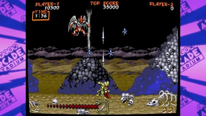 Capcom Arcade Stadium：Ghouls 'n Ghosts — скриншот 4