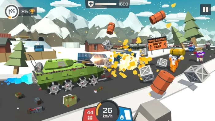 Zombie Derby: Pixel Survival — скриншот 3