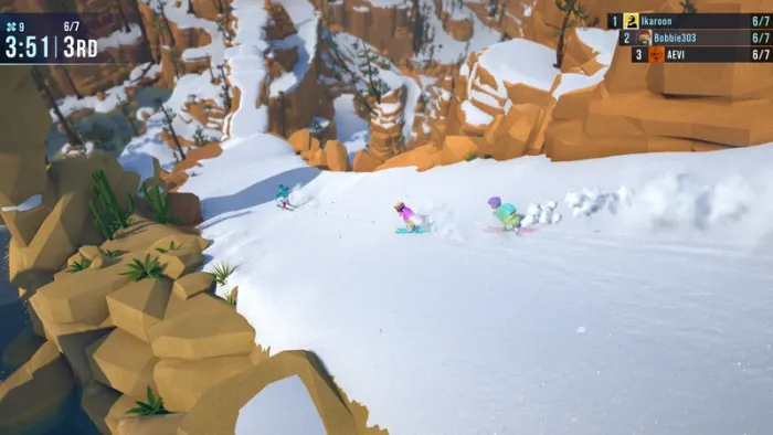 Lonely Mountains: Snow Riders — скриншот 3