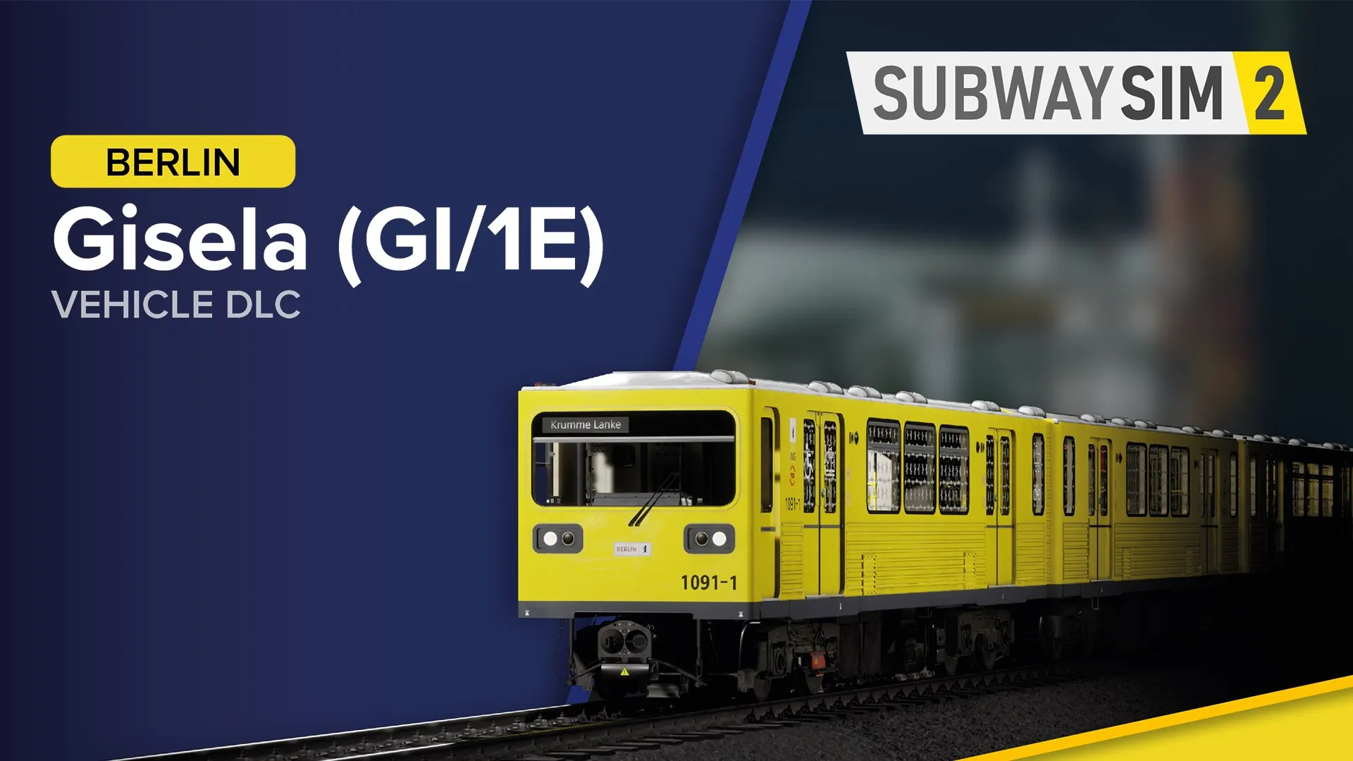 SubwaySim 2 - Berlin Vehicle DLC: Gisela (GI/1E)