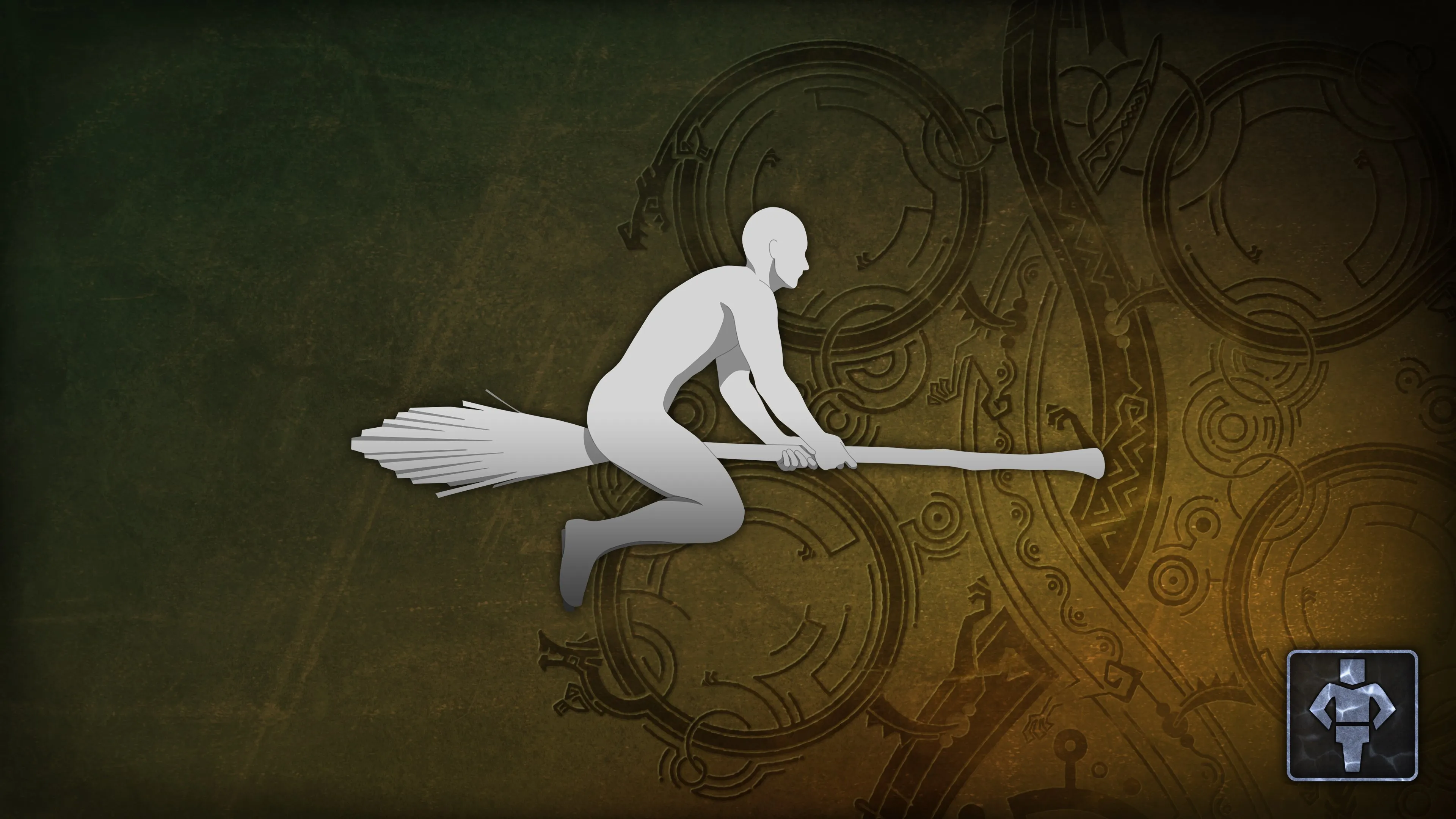 Жест: летающая метла