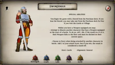Talisman: Digital Edition - The Swordsman Character Pack — скриншот 1