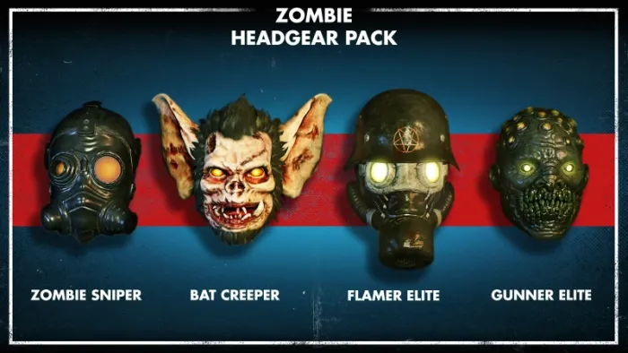 Zombie Army 4: Zombie Headgear Pack — скриншот 5