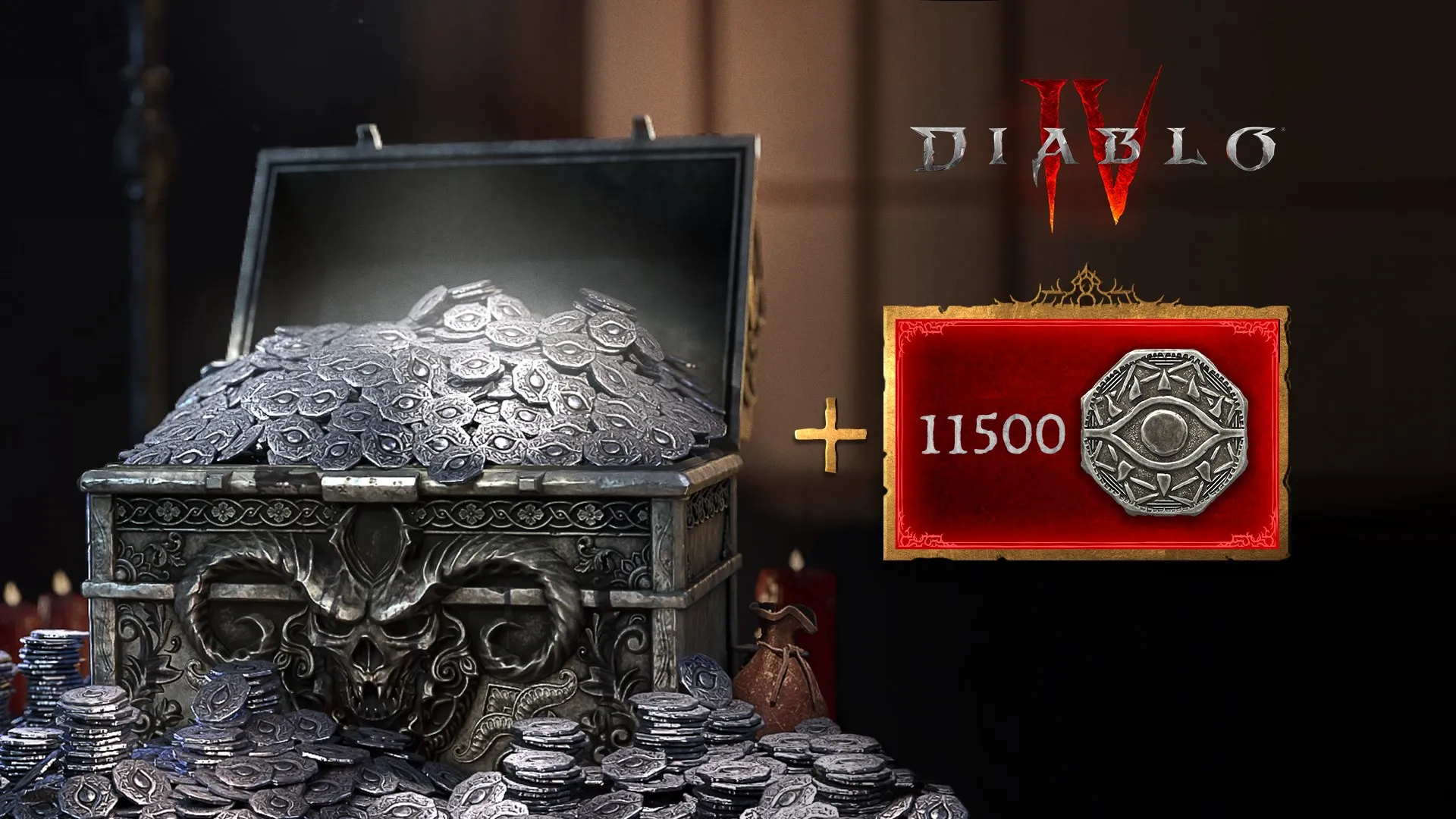 Diablo® IV - 11 500 ед. платины: 10000 + 1500 ед. Платины